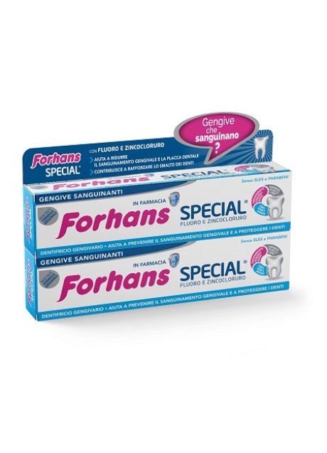 FORHANS 2 DENTIF SPEC 75ML+33%