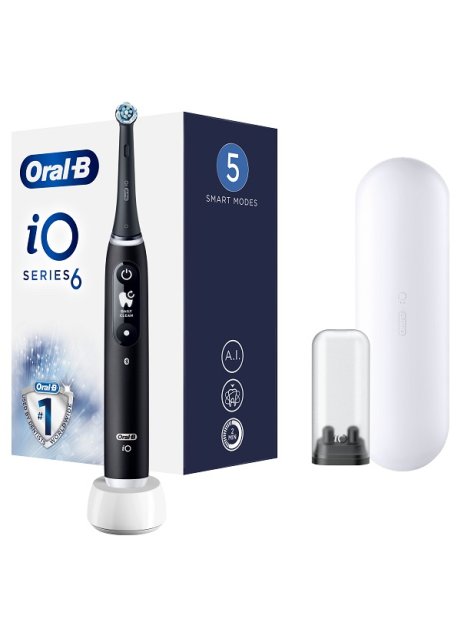 ORALB IO 6 BLACK SPAZZ+2REFILL