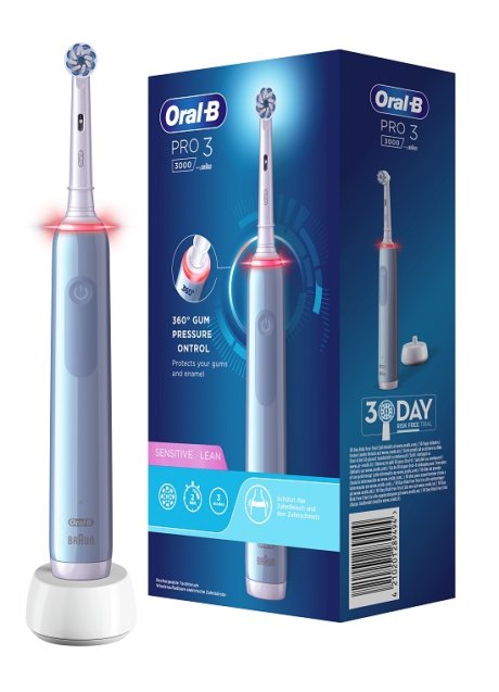 ORALB PRO 3 BLU SENS SPAZZ+2RE