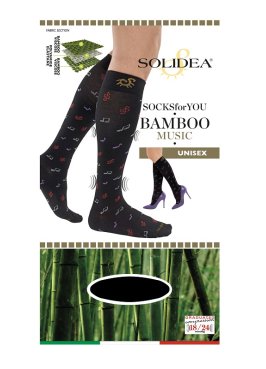 SOCKS FY BAMBOO MUSIC NERO L