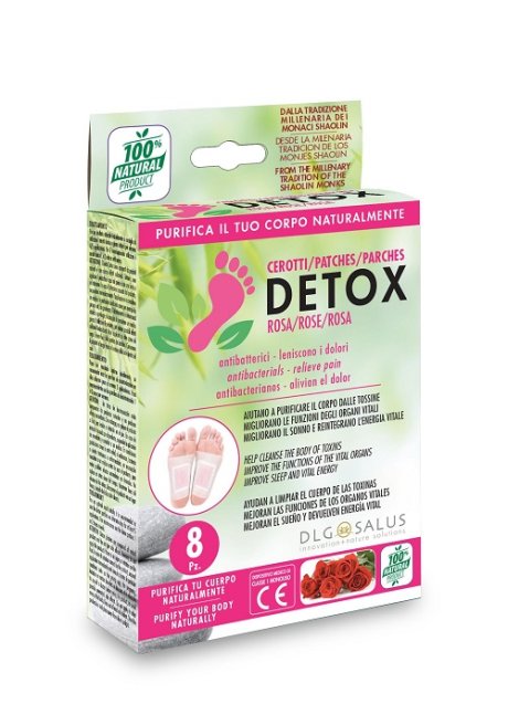 CEROTTI DETOX PIEDI ROSA 8PZ-DIS