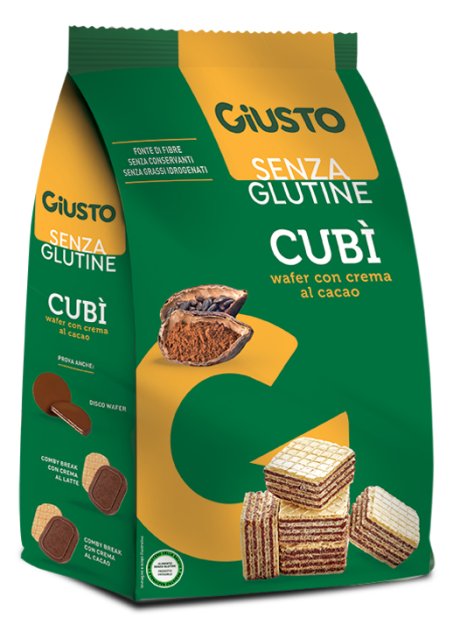 GIUSTO S/G CUBI' WAFER CAC250G