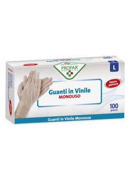 PROFAR GUANTI VINILE L 100PZ