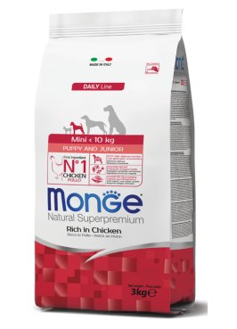 MONGE DOG PUPPY MINI 3 KG.