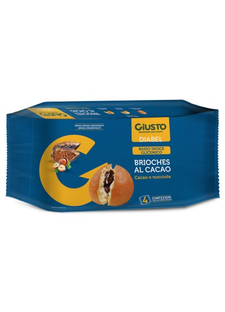 GIUSTO DIABEL BRIOCHE CACAO4PZ