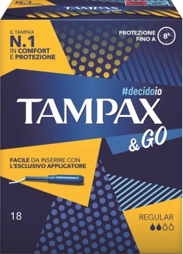 TAMPAX &GO REGULAR 18PZ