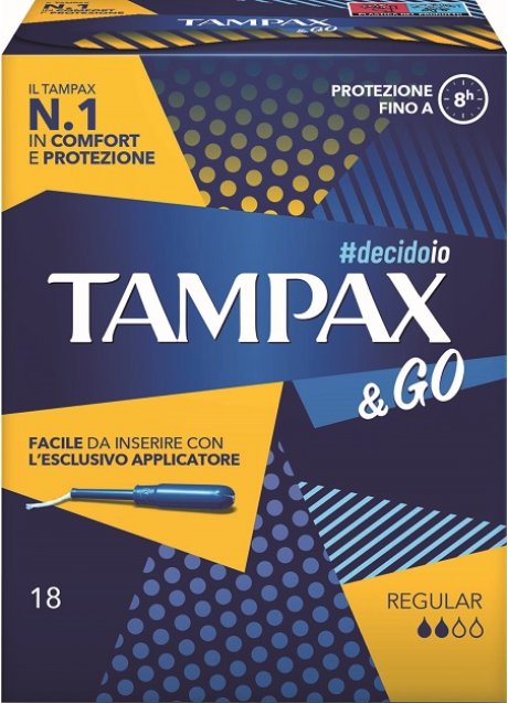 TAMPAX &GO REGULAR 18PZ