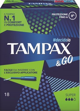 TAMPAX &GO SUPER 18PZ