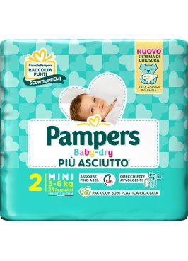 PAMPERS BD DOWNCOUNT MINI 24PZ