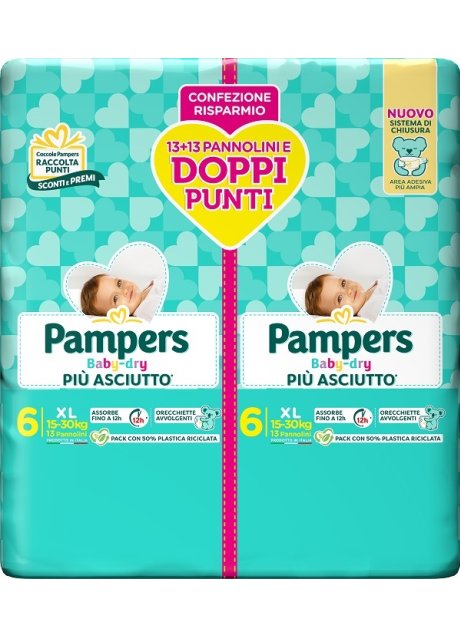 PAMPERS BD DUO DOWNCOUNT XL26P