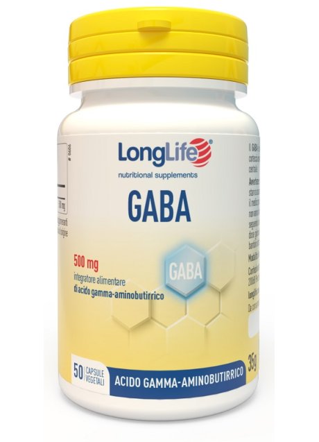 LONGLIFE GABA 500MG 50CPS