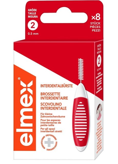 ELMEX INTERDENTAL BRUSH RED