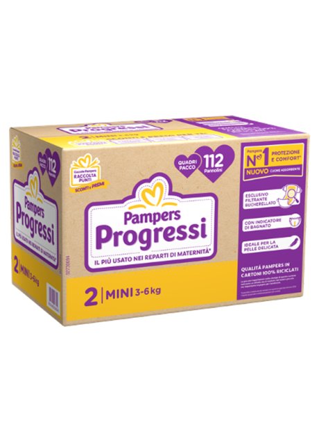 PAMPERS QU PROG MINI 112PZ