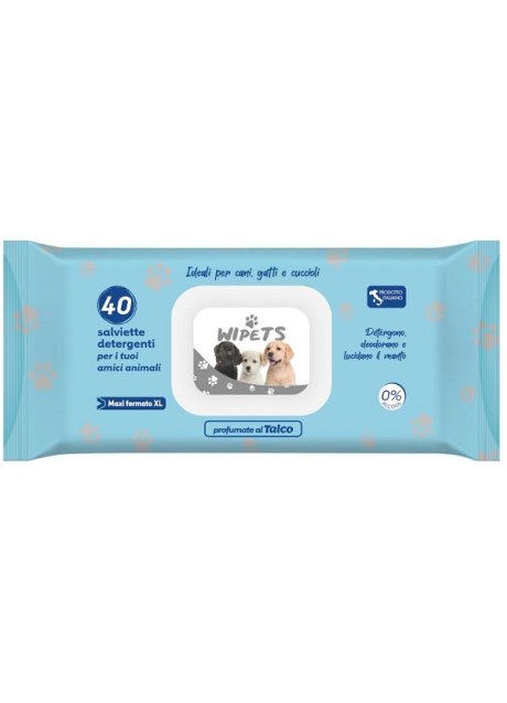 SALVIETTINE PETS TALCO 40 PZ