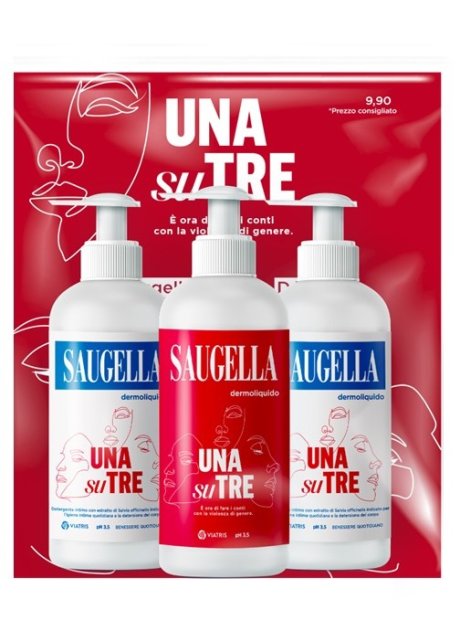 BUNDLE SAUGELLA DERMOLIQ 3X200