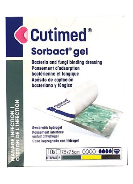 CUTIMED SORBACT IGEL 7,5X7,5CM