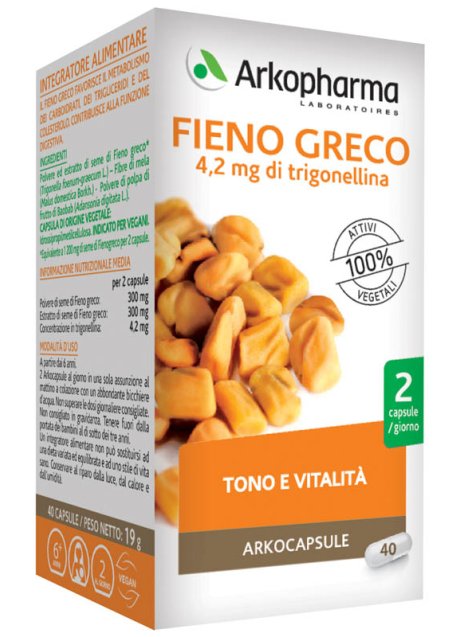 ARKOCAPSULE-FIENO GRECO BIO 40CP