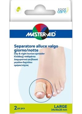 MASTER-AID FOOT CARE DIVARICATORE ALLUCE GIORNO/NOTTE TAGLIAL 2 PEZZI