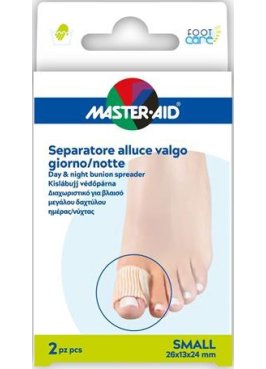 MASTER-AID FOOT CARE DIVARICATORE ALLUCE GIORNO/NOTTE TAGLIAS 2 PEZZI