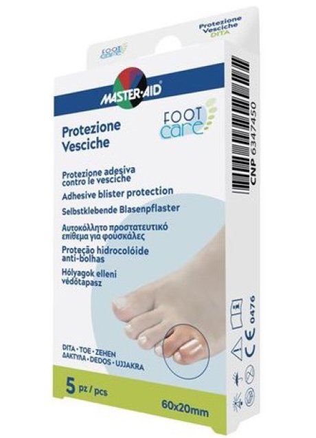 MASTER-AID FOOT CARE VESCICHE PROTEZIONE PER DITA 60X20 MM 5PEZZI