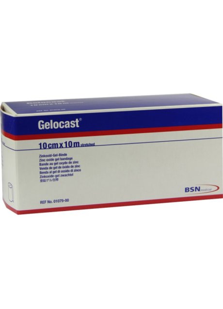 BENDA NON ELASTICA GELOCAST GEL DI OSSIDO DI ZINCO 1000 X 10CM