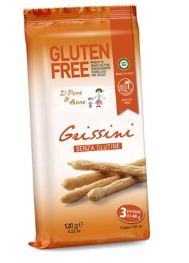 PANE ANNA GRISSINI S/LATTE3X40