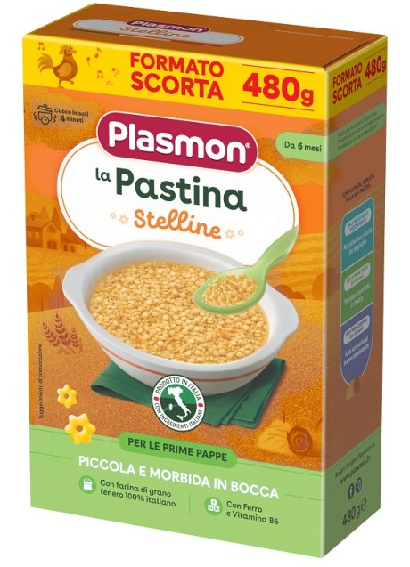 PLASMON PASTINA STELLINE 480G