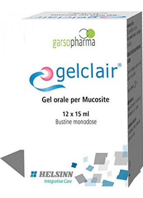 GELCLAIR GEL ORALE 12 BUSTINE MONODOSE DA 15ML