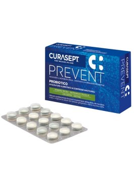 CURASEPT PREVENT PROBIOTICO 14 COMPRESSE MASTICABILI