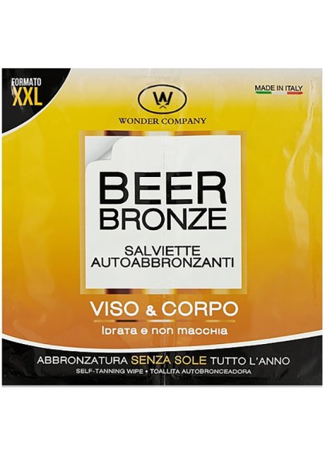 BEER BRONZE SALVIETTE AUTOABBRONZANTI 2 BUSTE