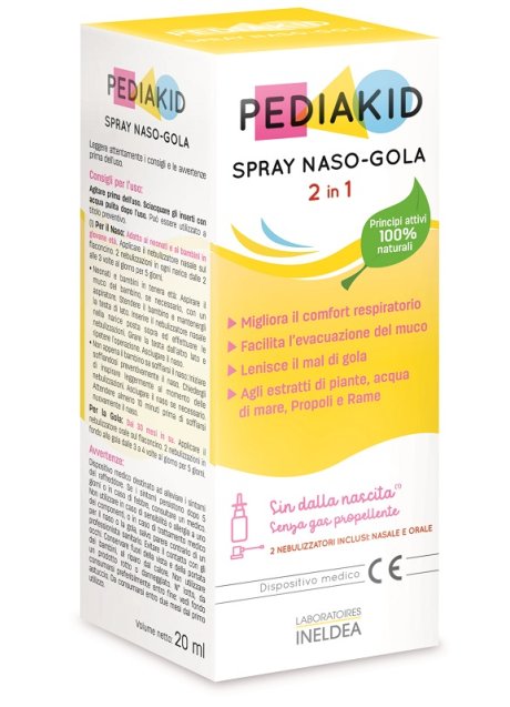 PEDIAKID SPRAY NASO GOLA 20ML