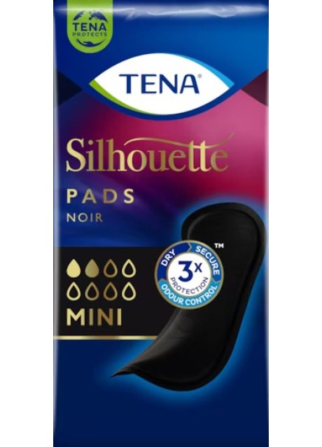 TENA SILHOUETTE NOIR MINI 18PZ