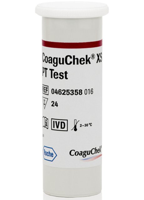 COAGUCHEK XS PT TEST 24STR