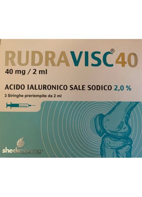 RUDRAVISC 40 SIR 40MG 2ML 3PZ