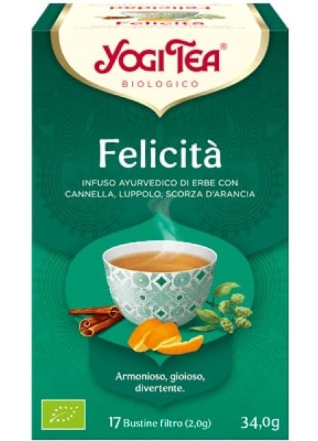 YOGI TEA FELICITA' 34GR IL FIOR