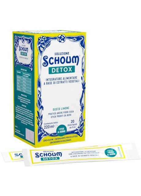 SOLUZIONE SCHOUM DETOX 20STICK