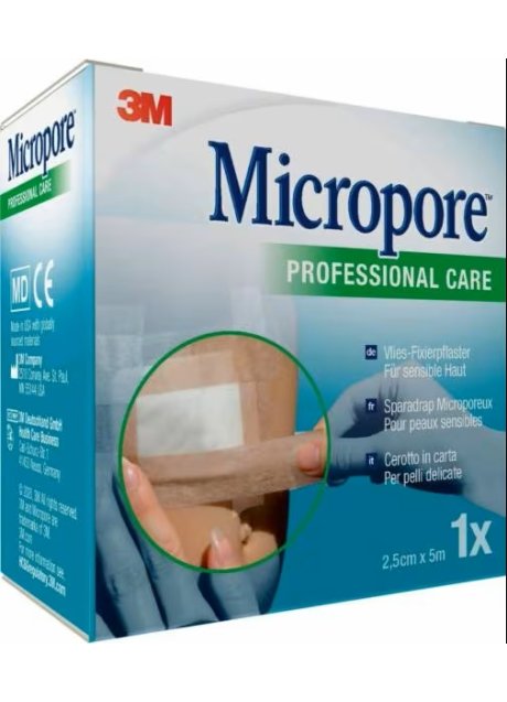 3M MICROPORE SURG T TA M5X25MM