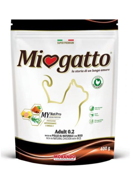 MIOGATTO STERIL POL/NAT 400G