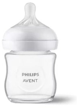 AVENT BIB NAT 3,0 VETRO 125ML