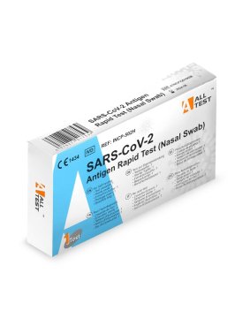 TEST ANTIGENICO RAPIDO COVID-19 ALLTEST AUTODIAGNOSTICO DETERMINAZIONE QUALITATIVA ANTIGENI SARS-COV-2 IN TAMPONI NASALIMEDIANTE IMMUNOCROMATOGRAFIA