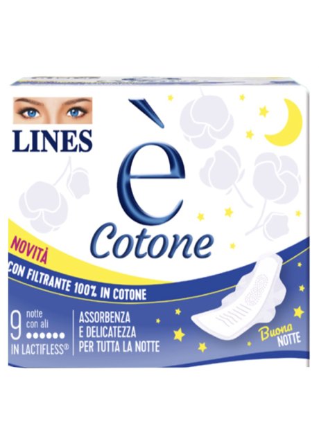 LINES E' COTONE NOTTE 9PZ