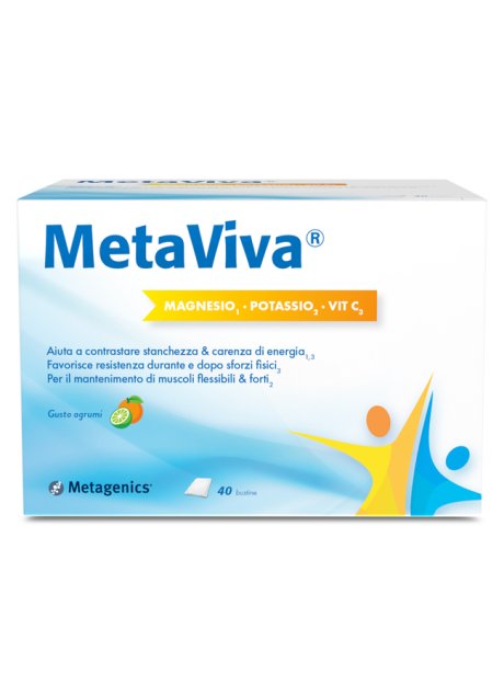 METAVIVA MG K VIT C 40BUST