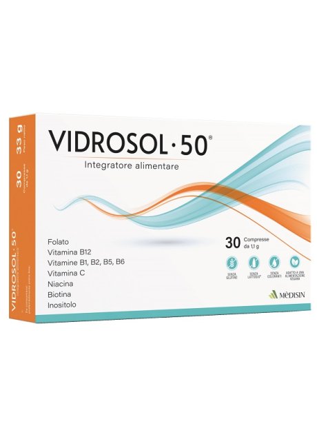 VIDROSOL 50 30CPR