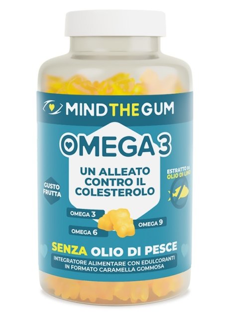 MIND THE GUM OMEGA 3 60PAST GO