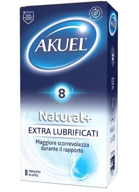 AKUEL NATURAL+ EXTRALUBR 8PZ