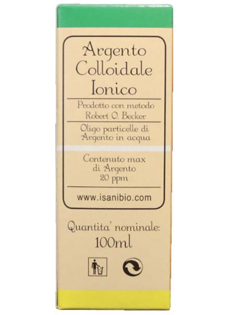 ARGENTO COLLOIDALE IONICO 20 PPM 100 ML