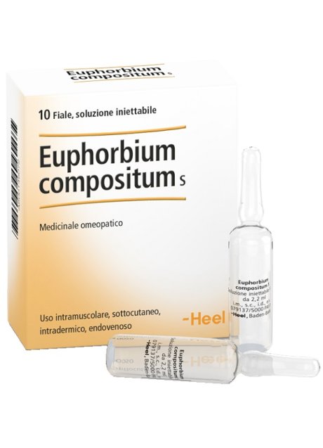 HEEL EUPHORBIUM COMPOSITUM 10 FIALE DA 2,2 ML L'UNA