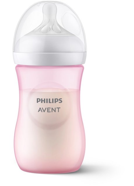 AVENT BIB NAT 3,0 ROSA 260ML