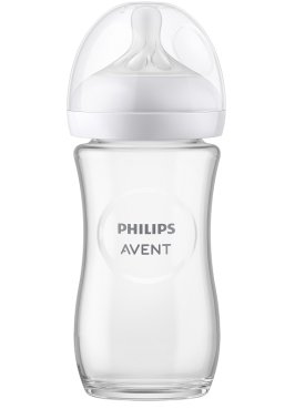 AVENT BIB NAT 3,0 VETRO 240ML