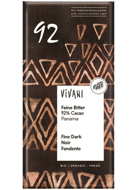 VIVANI CIOCCOLATO FONDENTE 92%